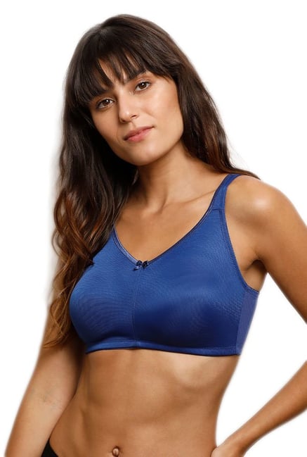 Zivame Blue Non Wired Non Padded Bra Zivame Blue Non Wired Non Padded Bra