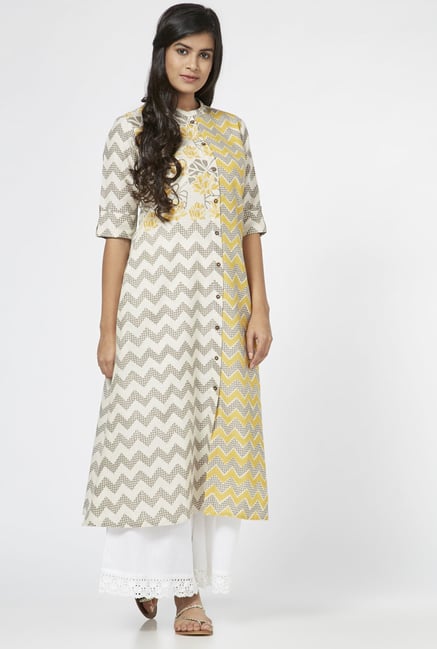 Utsa by Westside Yellow Kurta Utsa by Westside Yellow Kurta