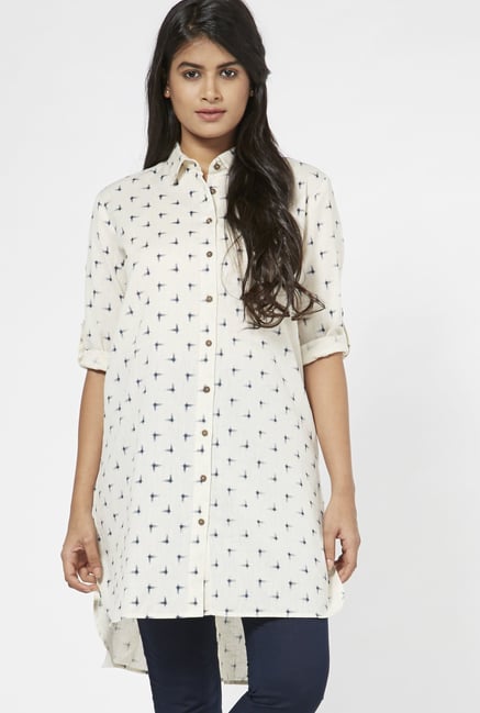 Utsa by Westside Off White Kurti Utsa by Westside Off White Kurti