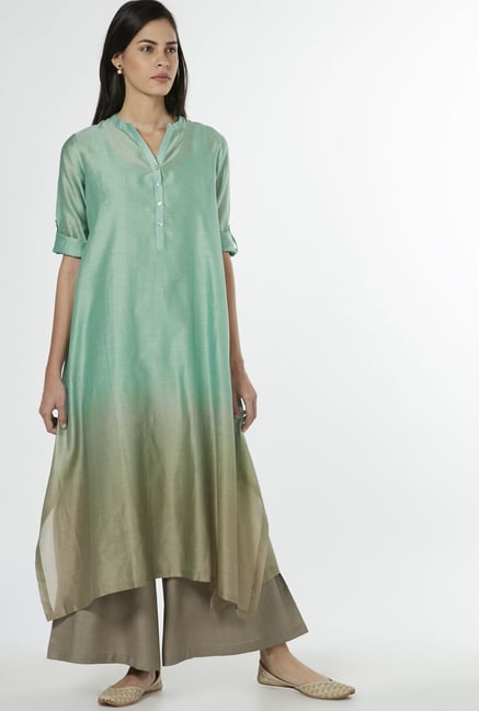 Zuba by Westside Marine Blue Kurta with Chemise Zuba by Westside Marine Blue Kurta with Chemise