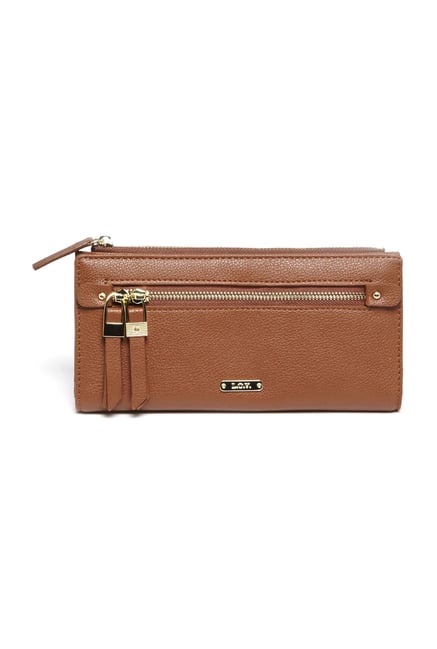 LOV by Westside Tan Faux Leather Wallet LOV by Westside Tan Faux Leather Wallet