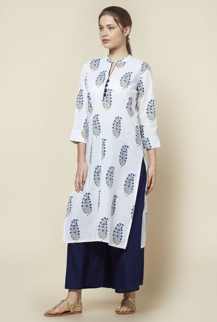 Zudio White Pure Cotton Kurta Zudio White Pure Cotton Kurta