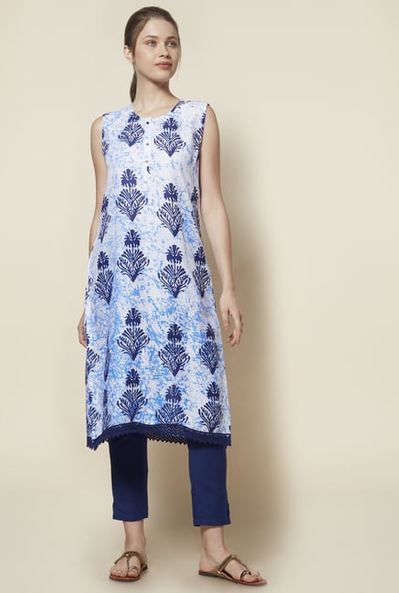 Zudio Blue Kurta Zudio Blue Kurta