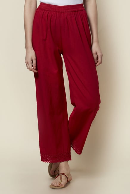 Zudio Red Palazzos Zudio Red Palazzos