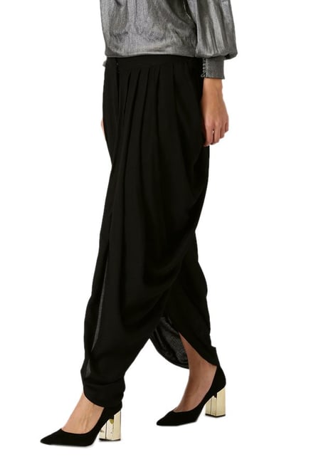 Desi Fusion Black Rayon Dhoti Desi Fusion Black Rayon Dhoti