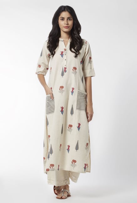 Utsa by Westside Off White Kurta Utsa by Westside Off White Kurta
