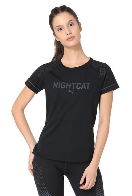 Puma Black Printed T-Shirt Puma Black Printed T-Shirt