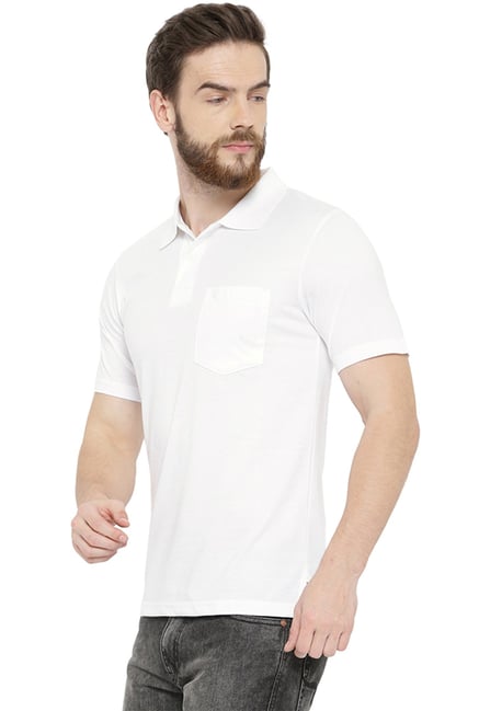 Neva White Regular Fit Half Sleeves T-Shirt Neva White Regular Fit Half Sleeves T-Shirt