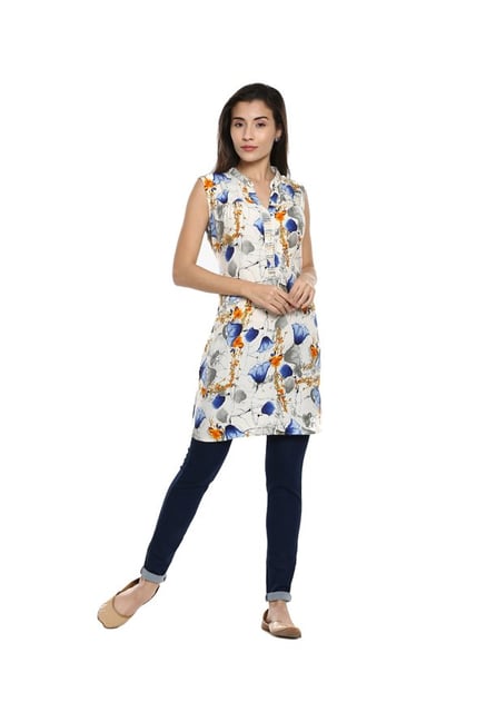 Soch Off White Printed Tunic Soch Off White Printed Tunic