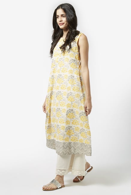 Utsa by Westside Yellow Kurta Utsa by Westside Yellow Kurta