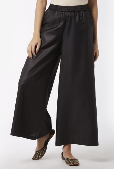 Zuba by Westside Black Palazzos Zuba by Westside Black Palazzos