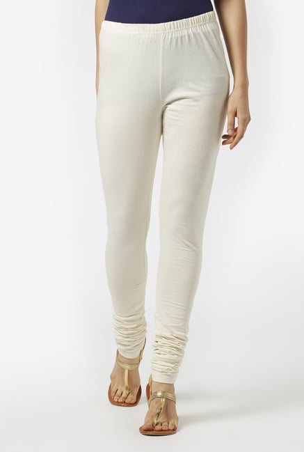Zudio Off White Leggings Zudio Off White Leggings