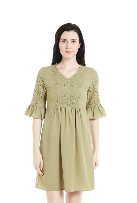109 F Olive Lace Dress 109 F Olive Lace Dress