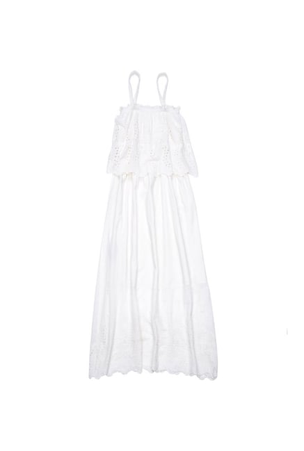 Gas White Maxi Dress BLUES DRESS Gas White Maxi Dress BLUES DRESS