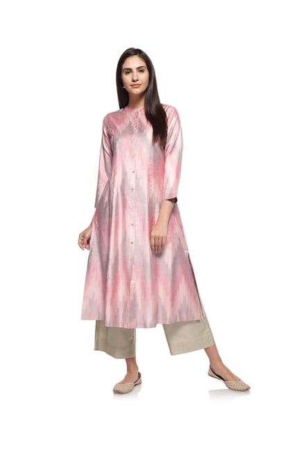 Zuba by Westside Light Pink Kurta Zuba by Westside Light Pink Kurta