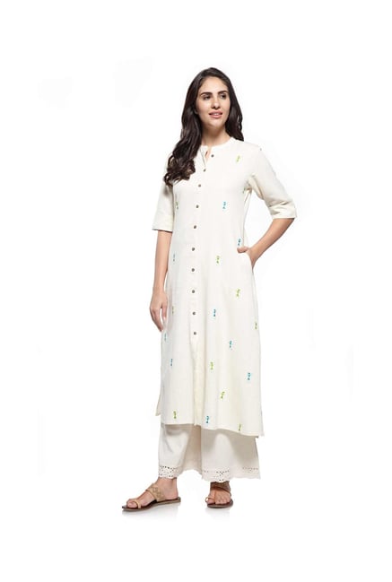 Utsa by Westside Off White Kurta Utsa by Westside Off White Kurta