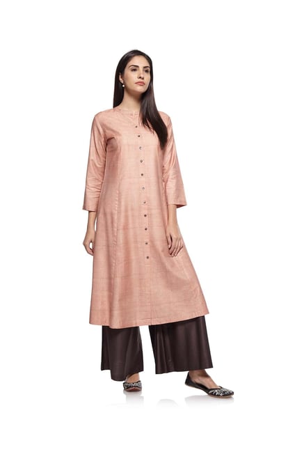Zuba by Westside Soft Pink Kurta Zuba by Westside Soft Pink Kurta