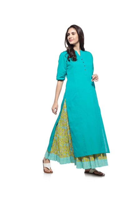 Utsa by Westside Turquoise Kurta Utsa by Westside Turquoise Kurta