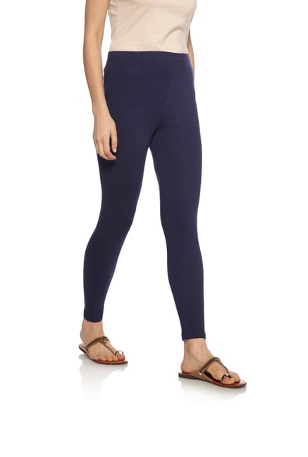Zudio Navy Slim Fit Leggings Zudio Navy Slim Fit Leggings