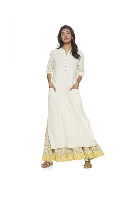 Utsa by Westside Off-White Kurta Utsa by Westside Off-White Kurta