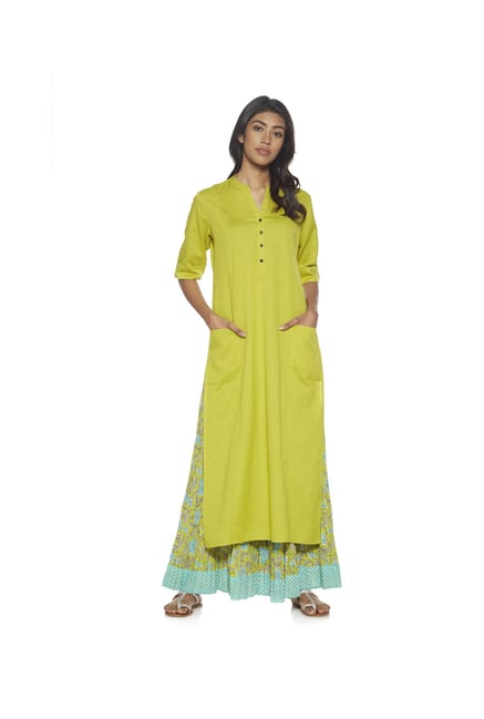Utsa by Westside Lime Kurta Utsa by Westside Lime Kurta
