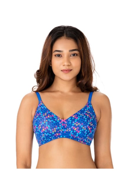 PrettySecrets Blue Non-Wired Non-Padded Bra PrettySecrets Blue Non-Wired Non-Padded Bra