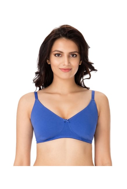 PrettySecrets Blue Non-Wired Non-Padded Bra PrettySecrets Blue Non-Wired Non-Padded Bra