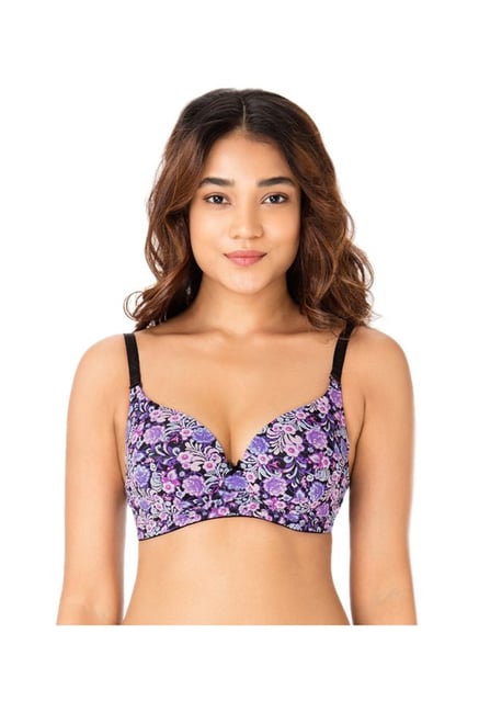 PrettySecrets Black Under-Wired Padded Bra PrettySecrets Black Under-Wired Padded Bra