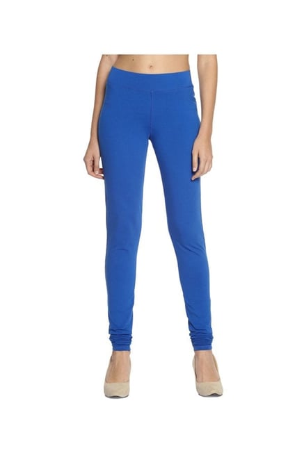 Soch Royal Blue Regular Fit Cotton Lycra Churidar Soch Royal Blue Regular Fit Cotton Lycra Churidar
