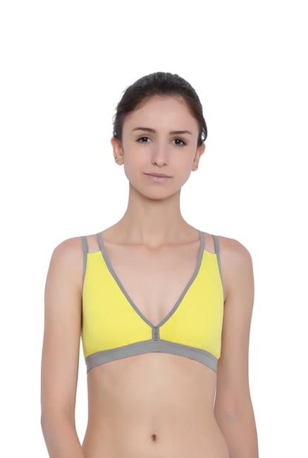 BRAG Yellow Non Wired Padded Bralette BRAG Yellow Non Wired Padded Bralette