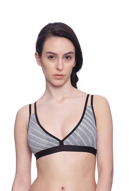 BRAG Black & White Non Wired Padded Bralette BRAG Black & White Non Wired Padded Bralette
