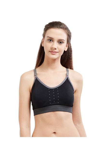 Blush by PrettySecrets Black Cross Back Sports Bra Blush by PrettySecrets Black Cross Back Sports Bra