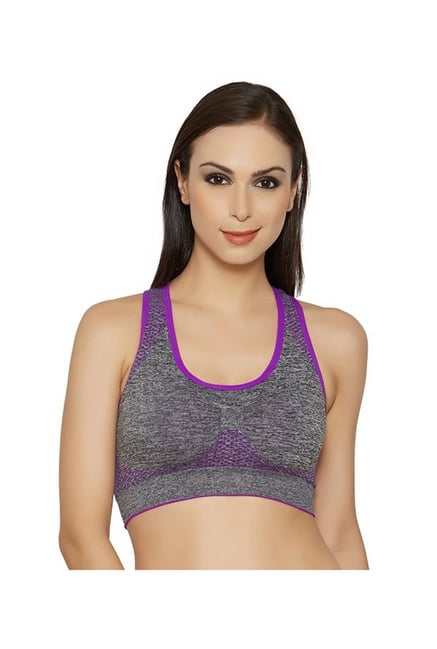 Blush by PrettySecrets Purple Racerback Sports Bra Blush by PrettySecrets Purple Racerback Sports Bra