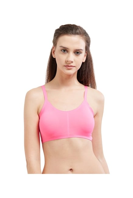 Blush by PrettySecrets Hot Pink Strappy Sports Bra Blush by PrettySecrets Hot Pink Strappy Sports Bra
