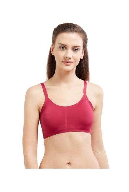 Blush by PrettySecrets Maroon Strappy Sports Bra Blush by PrettySecrets Maroon Strappy Sports Bra