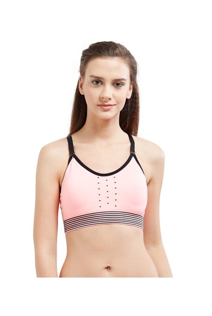Blush by PrettySecrets Pink Cross Back Sports Bra Blush by PrettySecrets Pink Cross Back Sports Bra