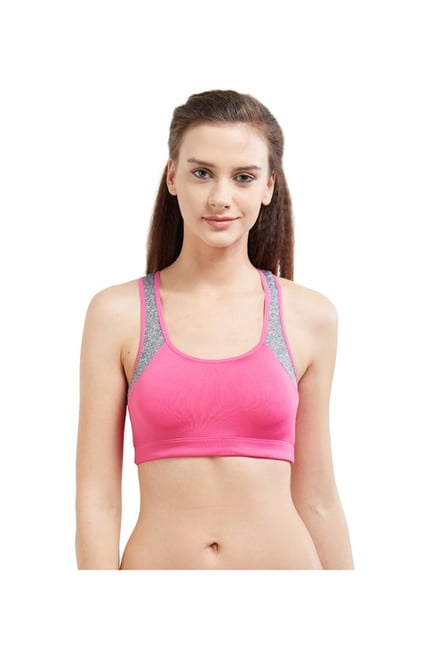 Blush by PrettySecrets Pink Cross Back Sports Bra Blush by PrettySecrets Pink Cross Back Sports Bra
