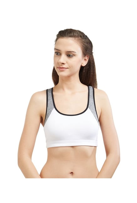 Blush by PrettySecrets White Cross Back Sports Bra Blush by PrettySecrets White Cross Back Sports Bra