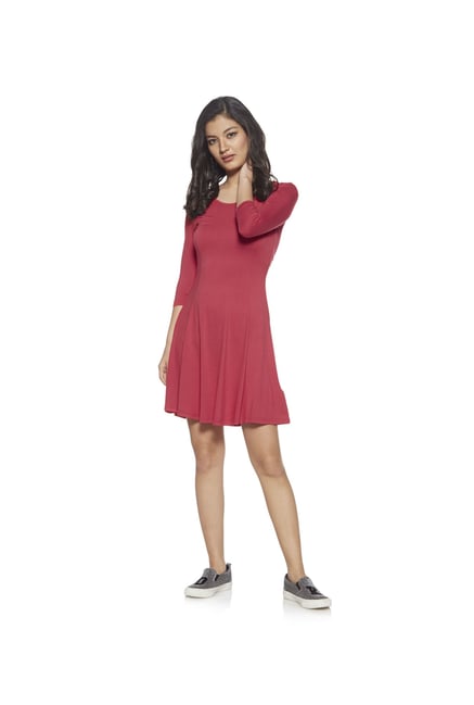 Nuon by Westside Red Skater Dress Nuon by Westside Red Skater Dress