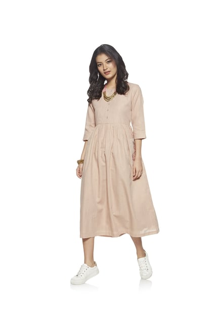 Bombay Paisley by Westside Pink Checked Dress Bombay Paisley by Westside Pink Checked Dress
