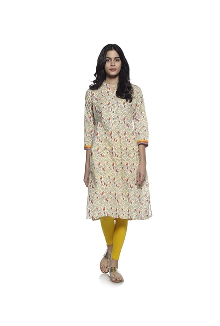Utsa by Westside Yellow Pure Cotton Kurta Utsa by Westside Yellow Pure Cotton Kurta