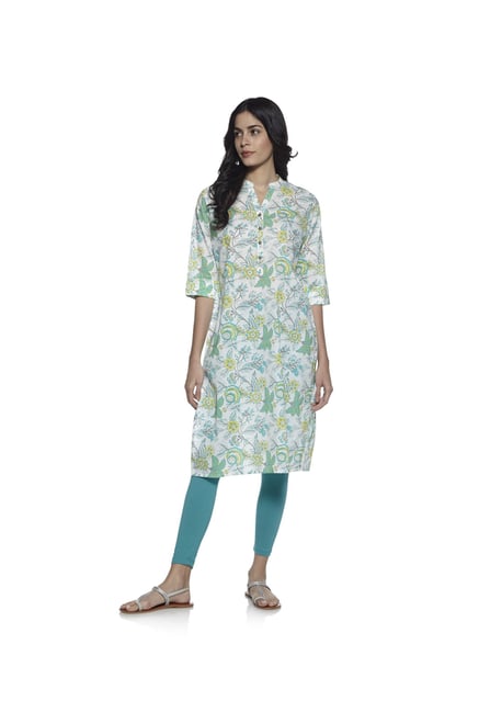 Utsa by Westside Lime Pure Cotton Kurta Utsa by Westside Lime Pure Cotton Kurta