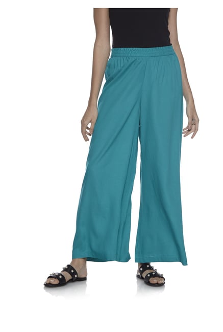 Utsa by Westside Turquoise Palazzos Utsa by Westside Turquoise Palazzos