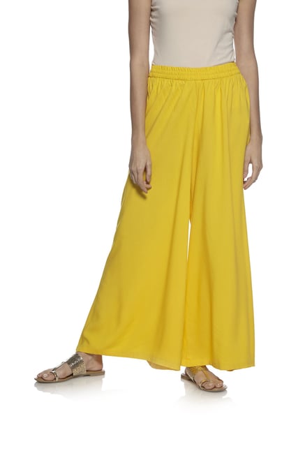 Utsa by Westside Yellow Palazzos Utsa by Westside Yellow Palazzos
