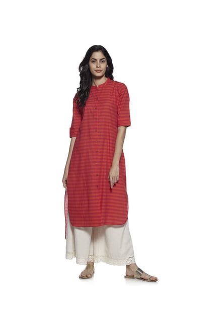 Utsa by Westside Pink High-low Kurta Utsa by Westside Pink High-low Kurta