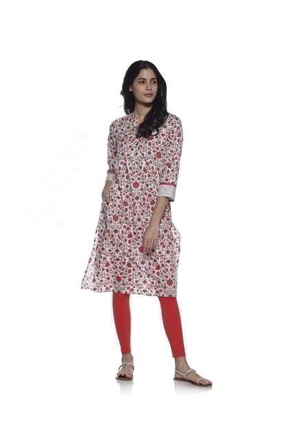 Utsa by Westside Pink Pure Cotton Kurta Utsa by Westside Pink Pure Cotton Kurta