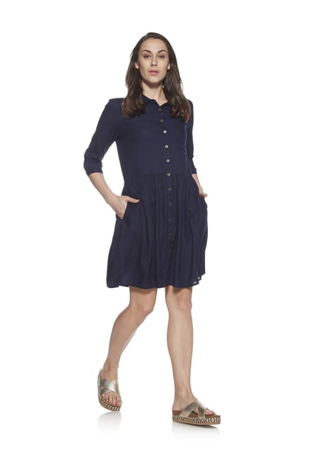 LOV by Westside Navy Beverly Dress LOV by Westside Navy Beverly Dress