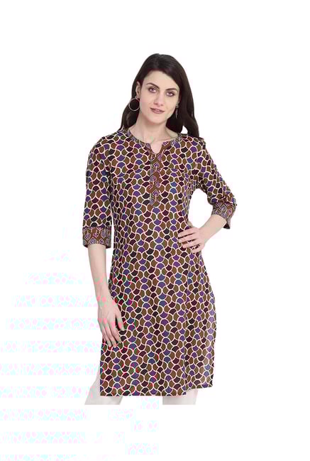 Juniper Multicolor Printed Cotton Kurta Juniper Multicolor Printed Cotton Kurta