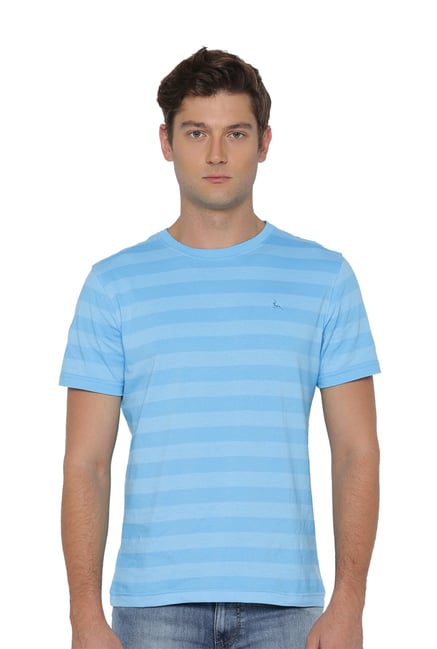 Parx Turquoise Half Sleeves T-Shirt Parx Turquoise Half Sleeves T-Shirt