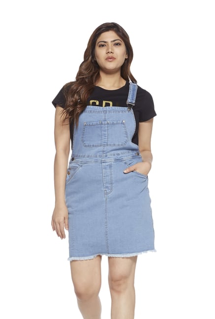 Sassy Soda by Westside Blue Pinafore Sassy Soda by Westside Blue Pinafore